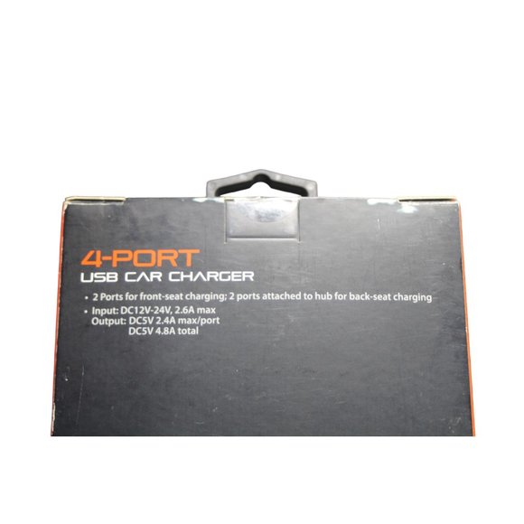 🚗Blackweb 4-port USB Car Charger BWA17WI067 FREE‎ SHIPPING🚗 - Picture 3 of 3